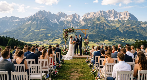 Freie Trauung mit österreichischer Bergkulisse